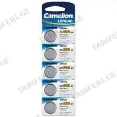 ელემენტი Camelion CR2032 3V Lithium 5 ც