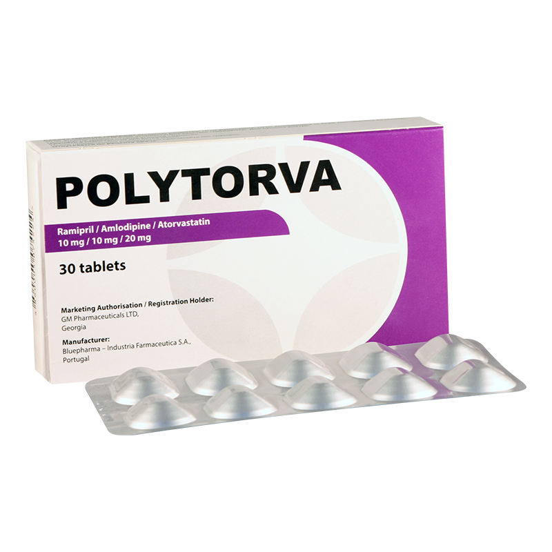 პოლიტორვა 10მგ/10მგ/20მგ #30ტ