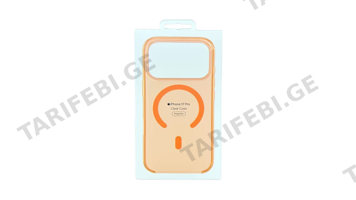 iPhone 17 Pro Clear orange case Magsafe