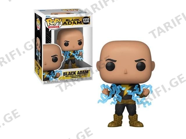 Funko Pop! ფილმები შავი ადამის საკოლექციო ფიგურა