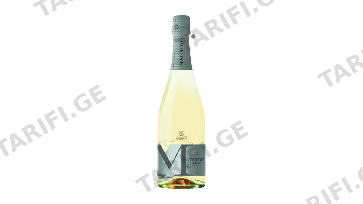 ბადაგონი ღვინო მაესტრო ექსტრა ბრუტი 0.75ლ