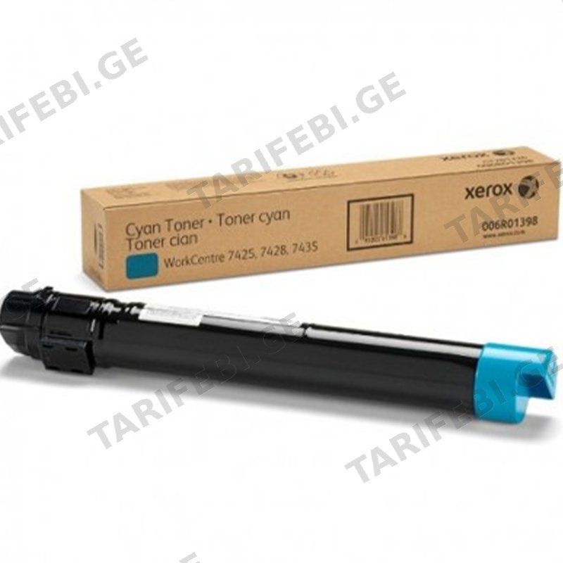 ტონერი XEROX 006R01402, TONER CARTRIDGE CYAN, WC 7425, 7428, 7435 (15,000 PAGES)