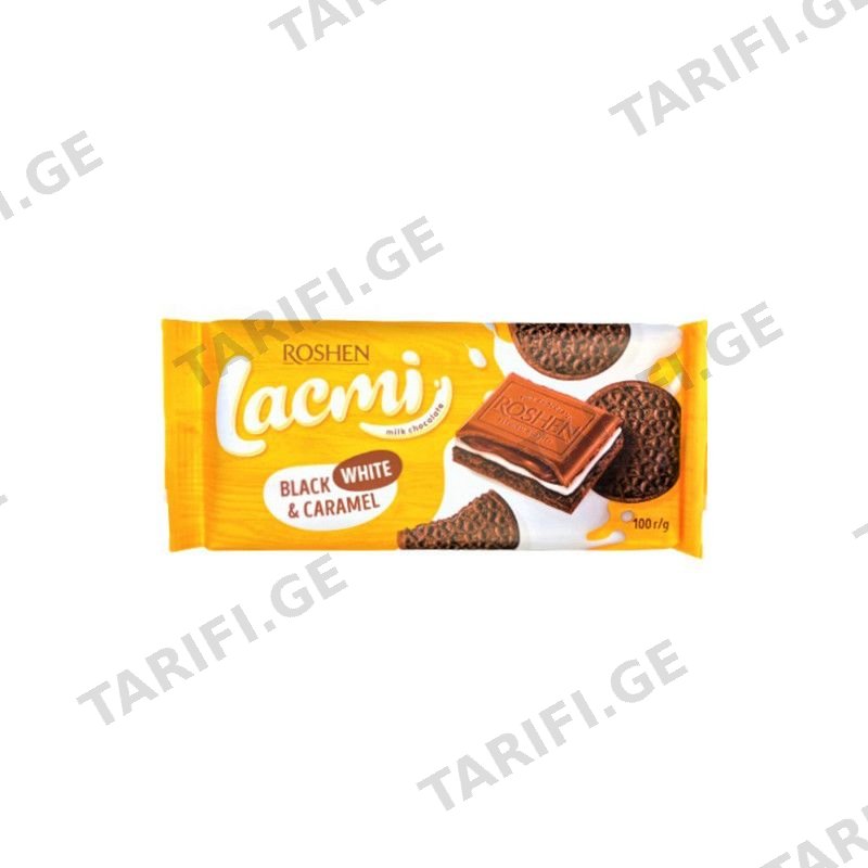 ROSHEN შოკ.ფილა ლაკმი რძ.კარ.ორცხ-100გრ