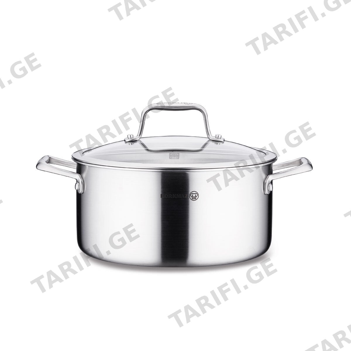 Korkmaz A3872 Casserole Altima 24x12cm / 5.4l ქვაბი