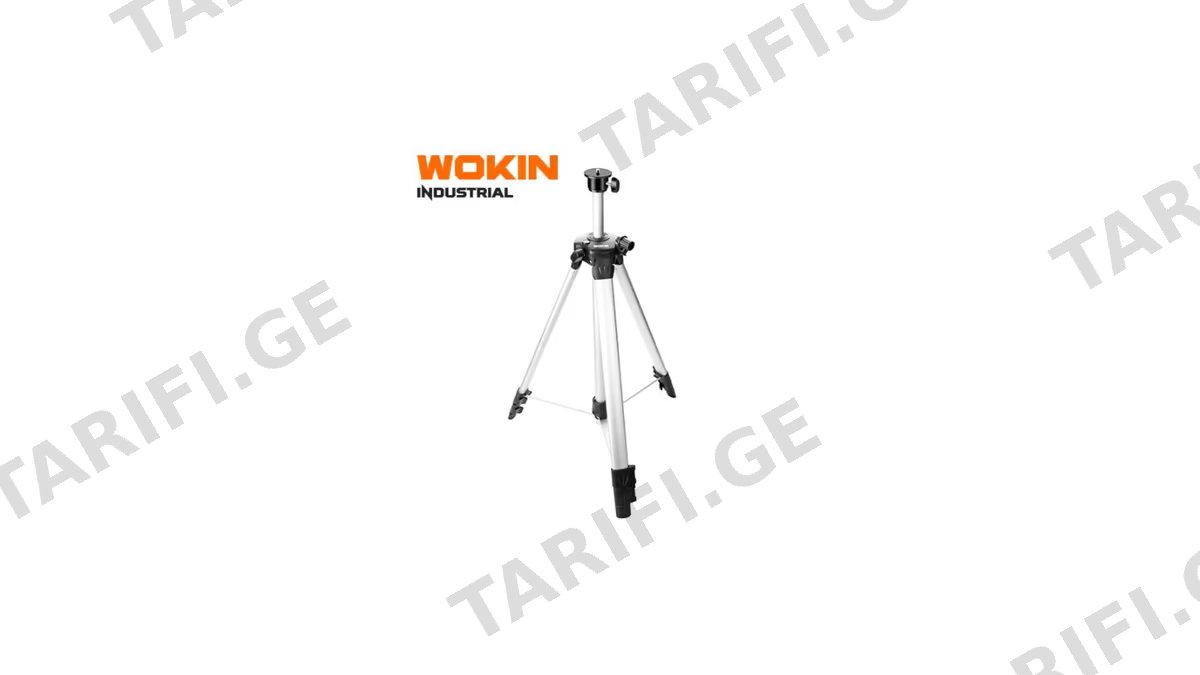 შტატივი Wokin 507915, 1.45m, Instrument Tripod, Silver