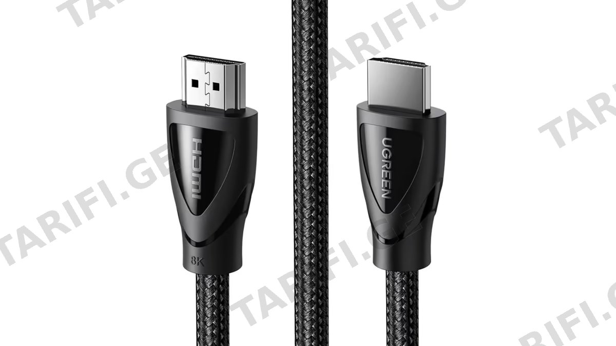 HDMI კაბელი UGREEN HD140 (80402), 8K, 2.1 HDMI to HDMI Cable, 1.5m, Black