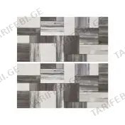 კაფელი erva antrasit white dekor 30*60