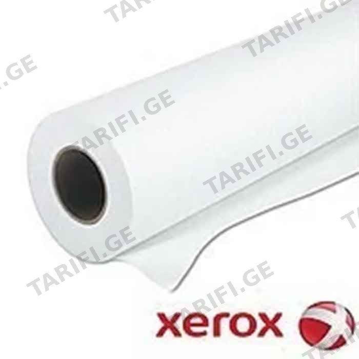 საოფისე ქაღალდი XEROX PAPER BACKLIT FILM 195 MICRON ROLLER A0 MATT, 1.520х30m 450L97032