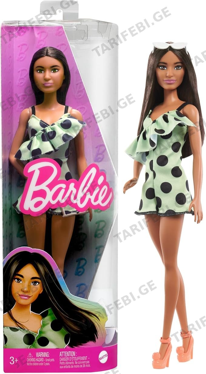 ბარბის თოჯინა MATTEL HPF76 BARBIE FASHIONISTAS DOLL