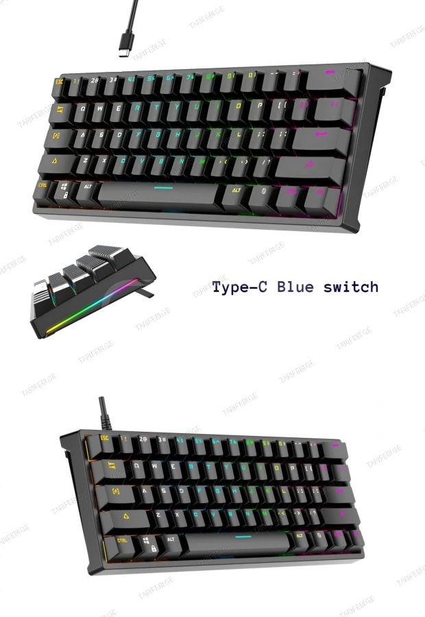 BAJEAL K101 blue switchh mechanical keyboard