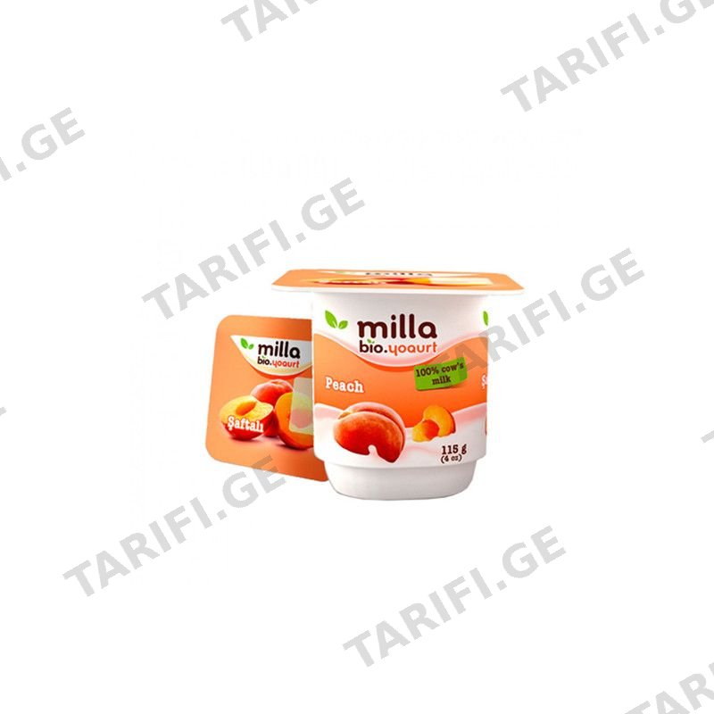 Milla იოგურტი ატამი 3%-115გ