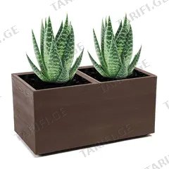 ქოთანი ყვავილის LAMELA KARO ECO wood board 78x39x39,4 სმ