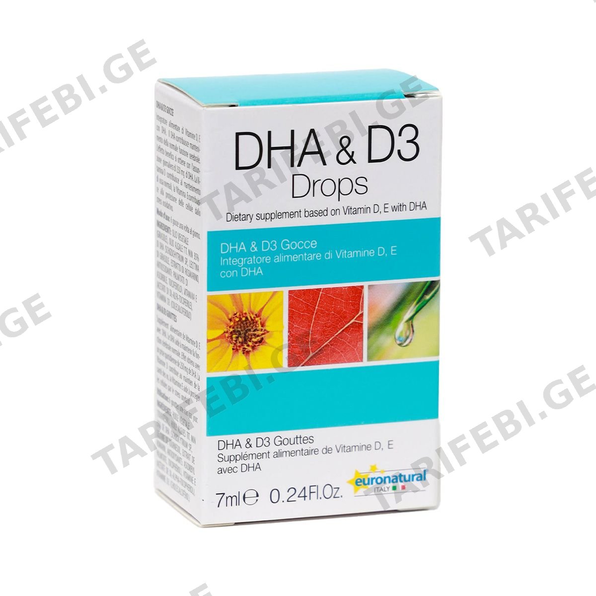 DHA და D3 წვეთები 7მლ