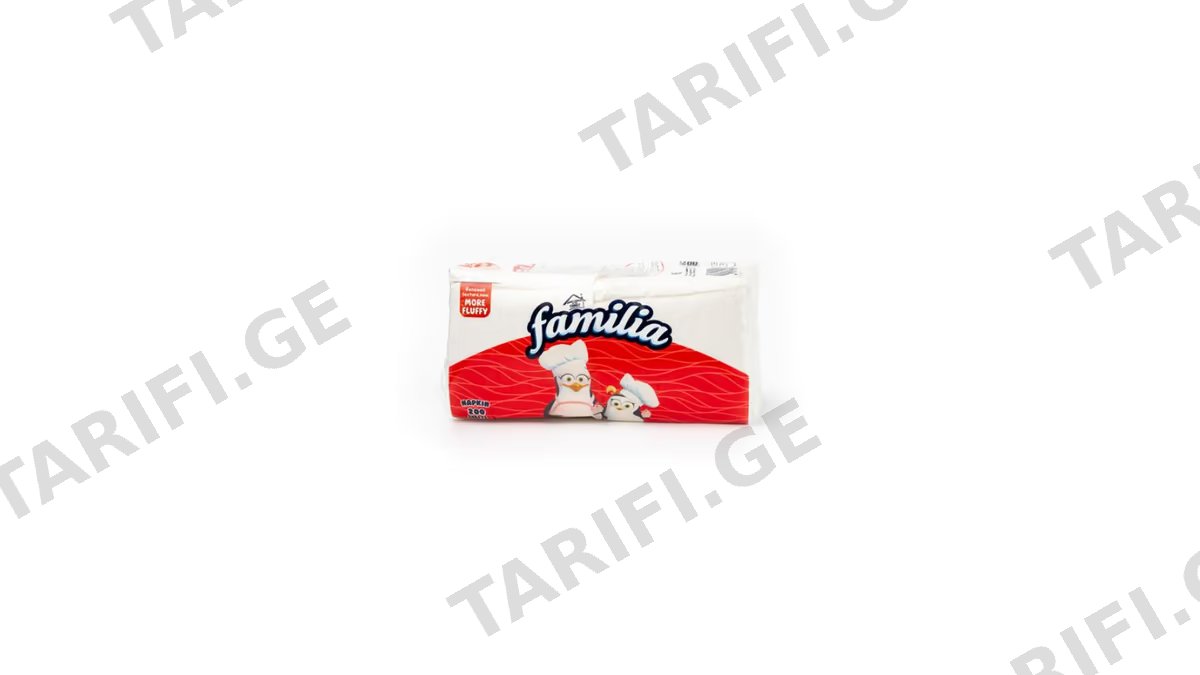 FAMILIA ხელსახოცი 1ფენა 30X30-200ც
