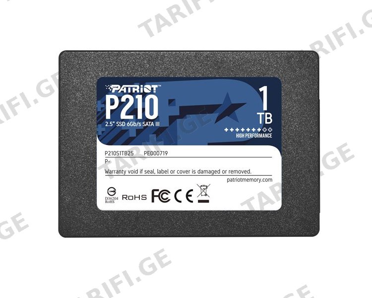 მყარი დისკი Patriot P210 SSD 1TB SATA3 2.5 – P210S1TB25