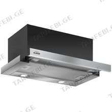 ELIKOR INTEGRA GLASS 60P-650-V2L ჩასაშენებელი გამწოვი