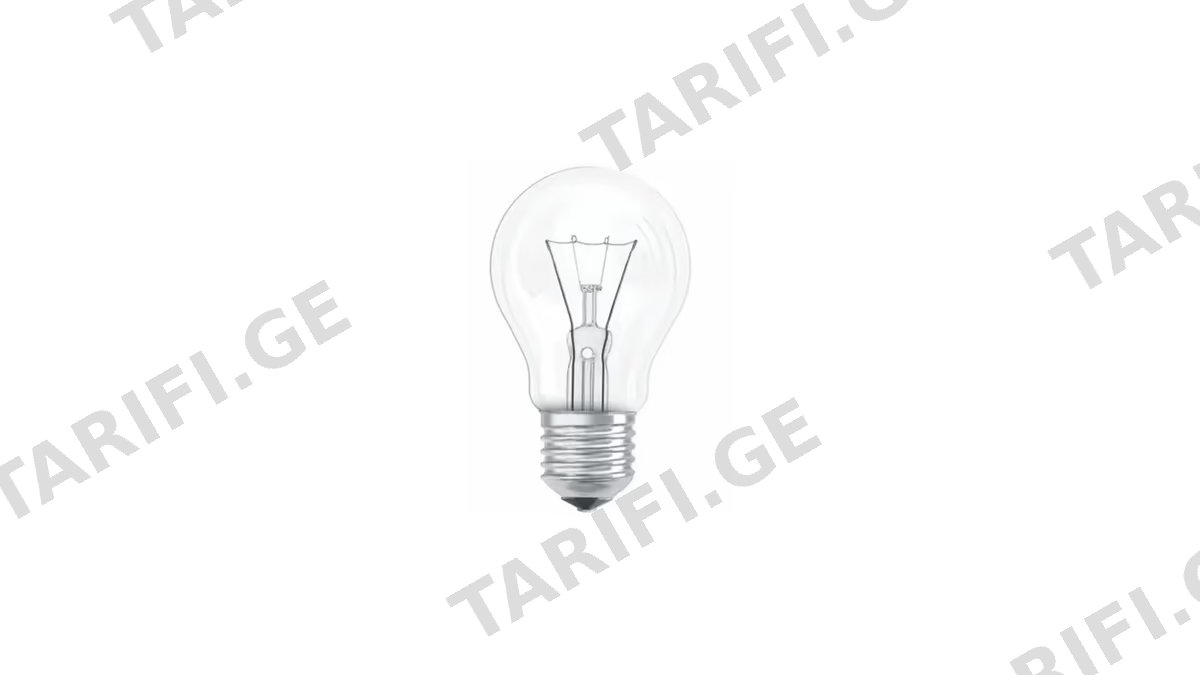 სტანდარტული ნათურა E27 60W-1ც
