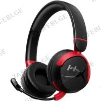 ყურსასმენი HP HYPERX CLOUD MINI WIRELESS GAMING HEADSET (7G8F1AA) BLACK
