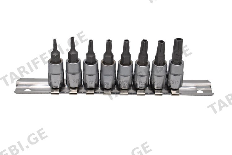 ნაკრები მაგნიტური ბიტების Topmaster 330149 1/4" TS8-40 8 ც