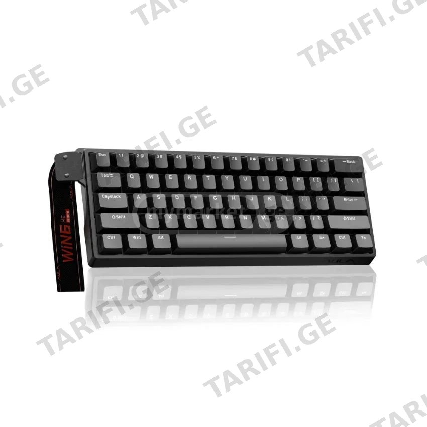 კლავიატურა AULA WIN60 HE RGB Graywood Magnetic Switch