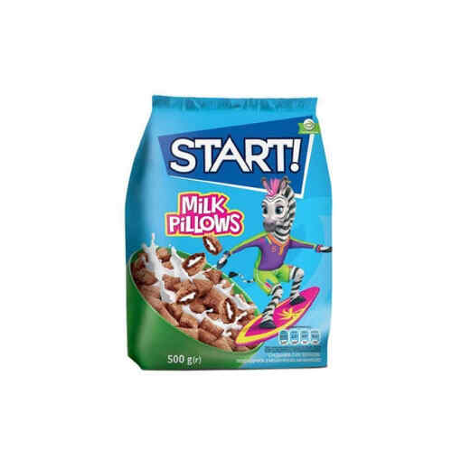 Ready-made breakfast pillow with milk filling / Start / 500 gr
