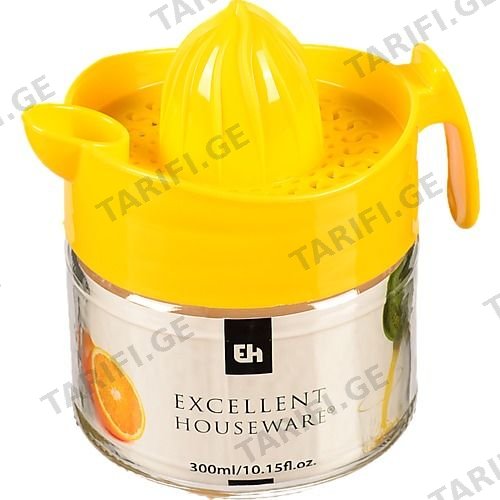 Excellent Houseware Yellow Citrus Press, 300 მლ