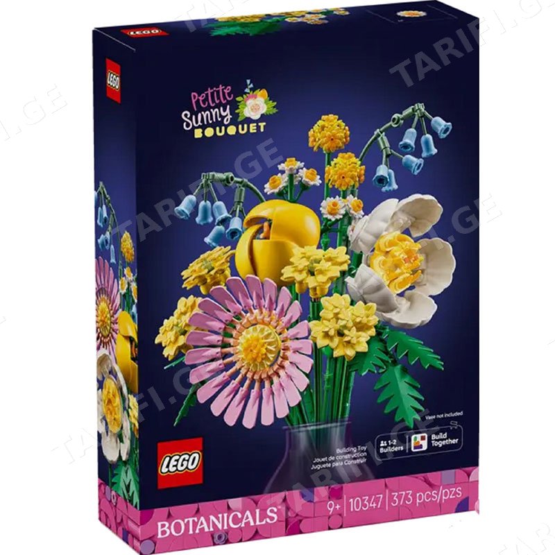 ასაწყობი კონსტრუქცია LEGO CONSTRUCTOR BOTANICALS PETITE SUNNY BOUQUET