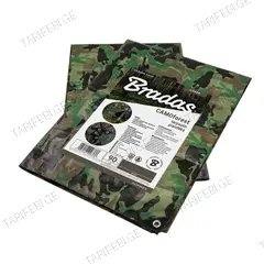 სამხედრო ბრეზენტი Bradas CAMOforest 4x6მ 90გ/მ²