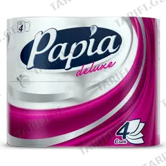 ტუალეტის ქაღალდი Papia Deluxe 4 ც