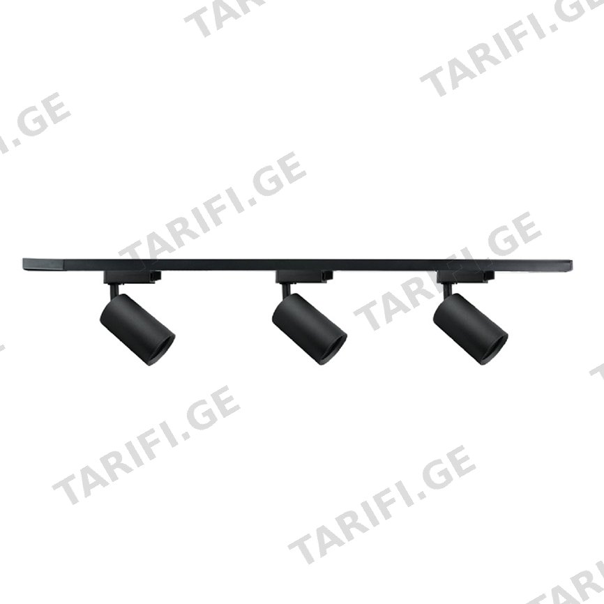 კომპლექტი ტრეკის DPM X-LINE 1m 3 GU10 შავი