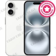 Apple iPhone 16 128 GB White (შეფასება A+)