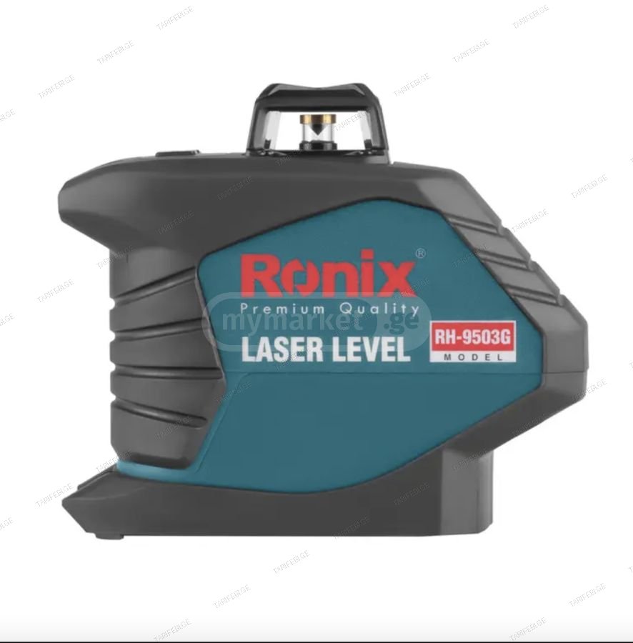 ლაზერული თარაზო Ronix RH-9503G, 15/50მ, მწვანე ნათება