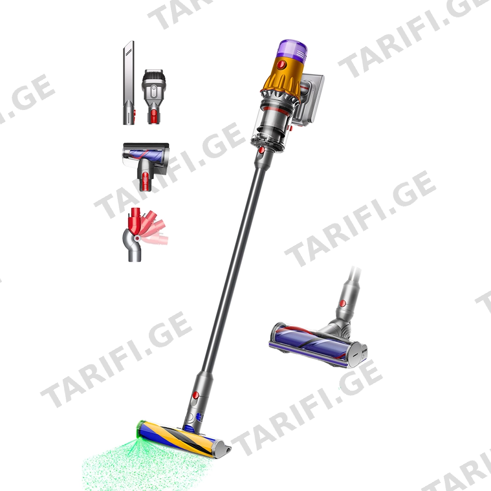 მტვერსასრუტი Dyson V12 DT Slim Absolute (Yellow/Nickel)