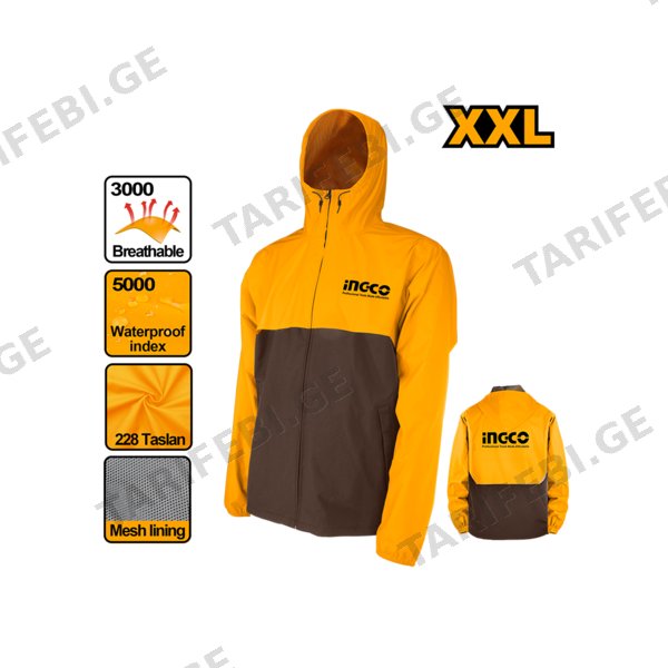 სამუშაო ქურთუკი XXL INGCO HJATL2281