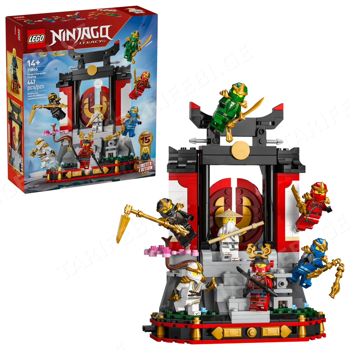 ასაწყობი კონსტრუქცია NINJA CHARACTER DISPLAY 15TH ANNIVERSARY 71866 | NINJAGO