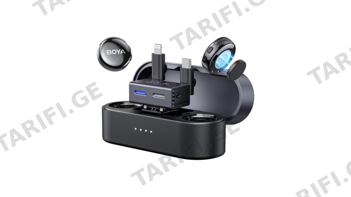 BOYA BOYALINK 3-01 AI-Powered Button-Sized Wireless Microphone