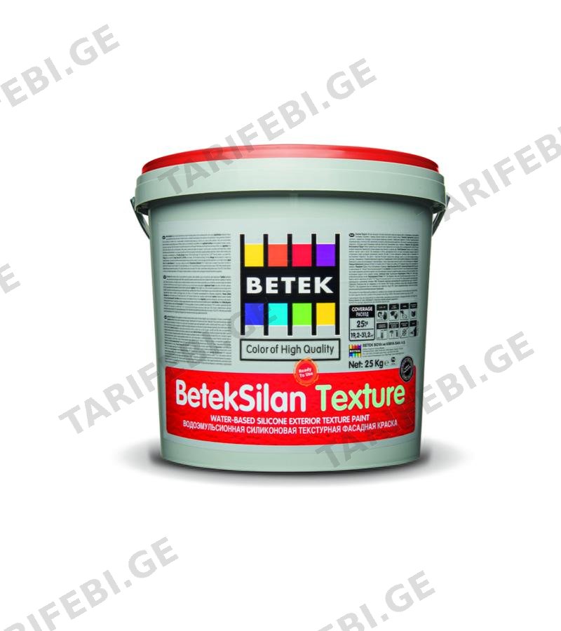 საღებავი Betek Aqusto Silan Texture 25კგ