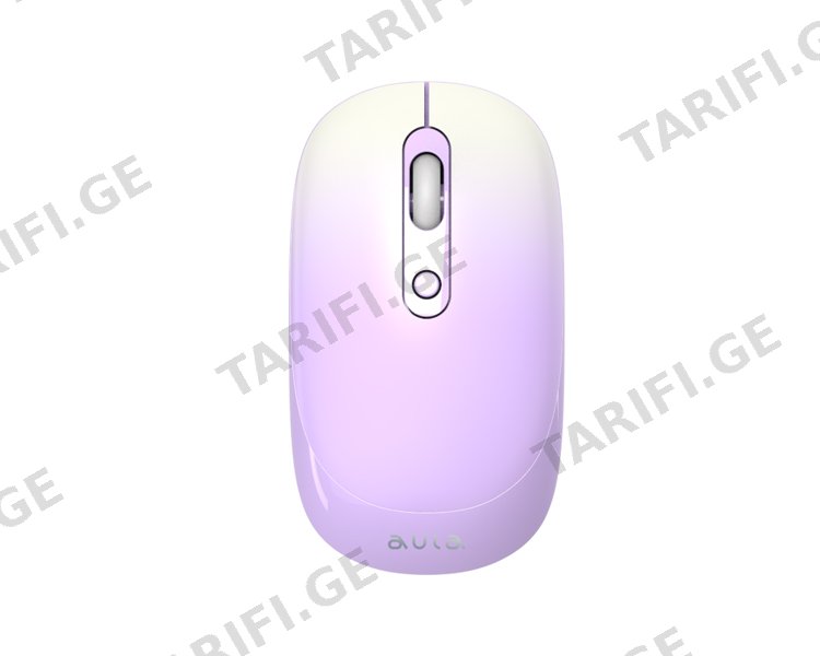 მაუსი AULA AM207 Wireless Mouse Purple