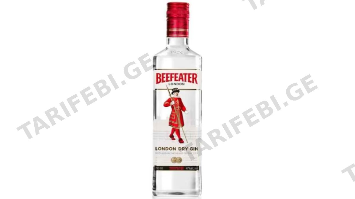 BEEFEATER-ჯინი, ბიფიტერი, 47% 0,7