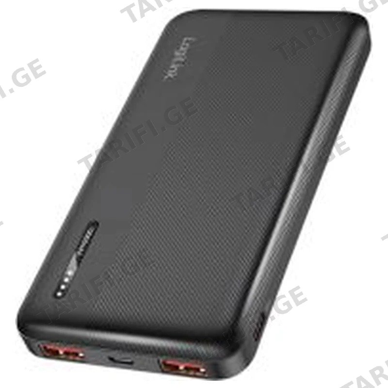 პორტატული დამტენი LOGILINK PA0372 10000 MAH PD 20W POWER BANK შავი