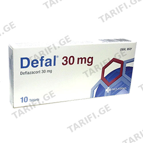 დეფალი ტაბლეტი 30მგ #10 0 Defal tab 30mg #10