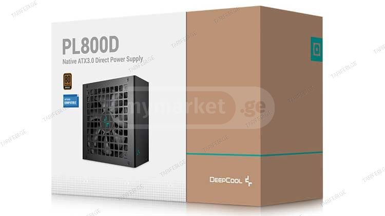 კვების ბლოკი DeepCool PL800D 800W 80Plus Bronze