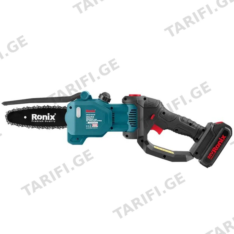 ჯაჭვური ხერხი RONIX 8600 CORDLESS MINI CHAIN SAW (20 V)