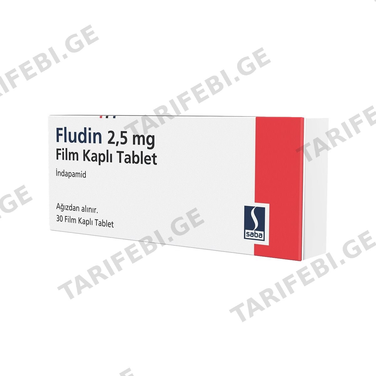 ფლუდინი - Fludin 2.5მგ 30 ტაბლეტი