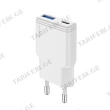 Wall Charger Proove Slender 30W (Type-C + USB) white
