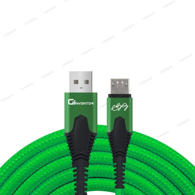 ტენე Micro USB 2m Ginventor 100037
