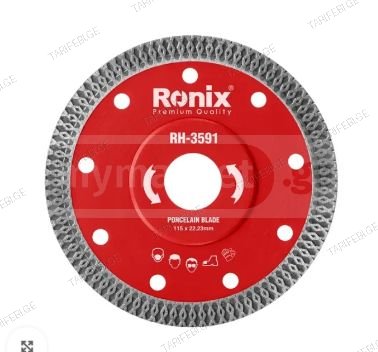 ფაიფურის საჭრელი დისკი Ronix RH-3591, 115მმ