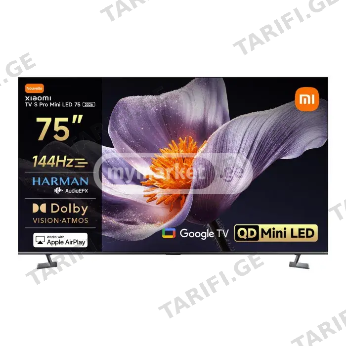 ტელევიზორი Xiaomi TV S Pro Mini LED 75 2026 75" (191 სმ) 4K