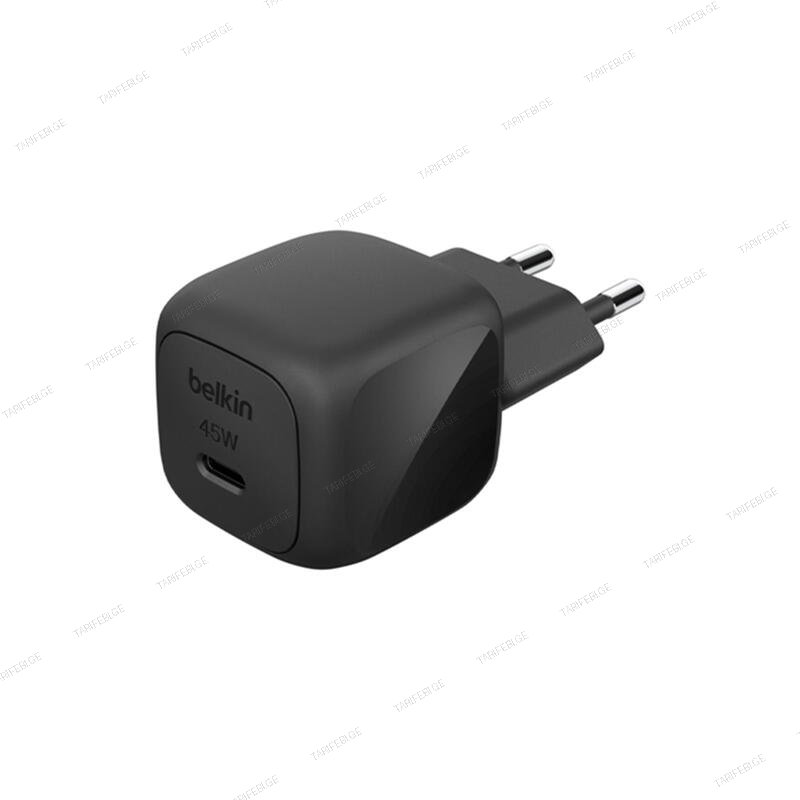 Belkin 45W USB-C Cube Wall Charger With PPS WCA013kqBK Black