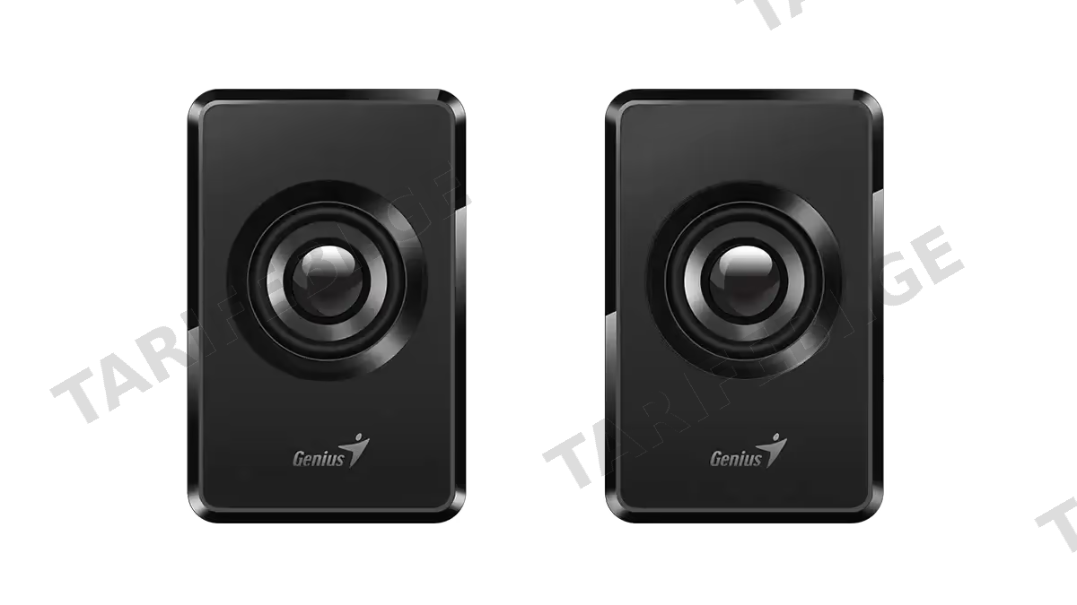 Genius SP-U125 USB Powered Stereo Speakers 3W კომპიუტერის დინამიკი შავი (59367)